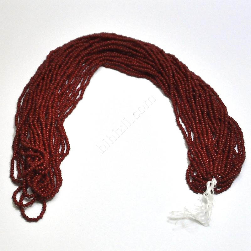 Cam Kum Boncuk Çekoslovakya Boncuğu 2 Mm ( Bordo Renk )